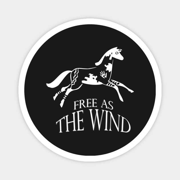 Free as the Wind Magnet by Gaspar Avila